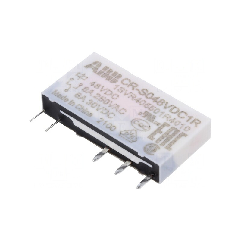 Releu Miniatură SPDT 48VDC CR-S THT | Electronic-mag.ro | Componente Electronice