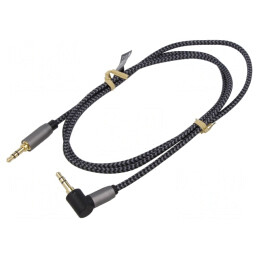 Cablu Jack 3,5mm 3pin Unghi 1m | Electronic-mag.ro | Componente Electronice