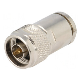 Mufă N tată 50Ω H1000 pe cablu PTFE | Electronic-mag.ro | Componente Electronice