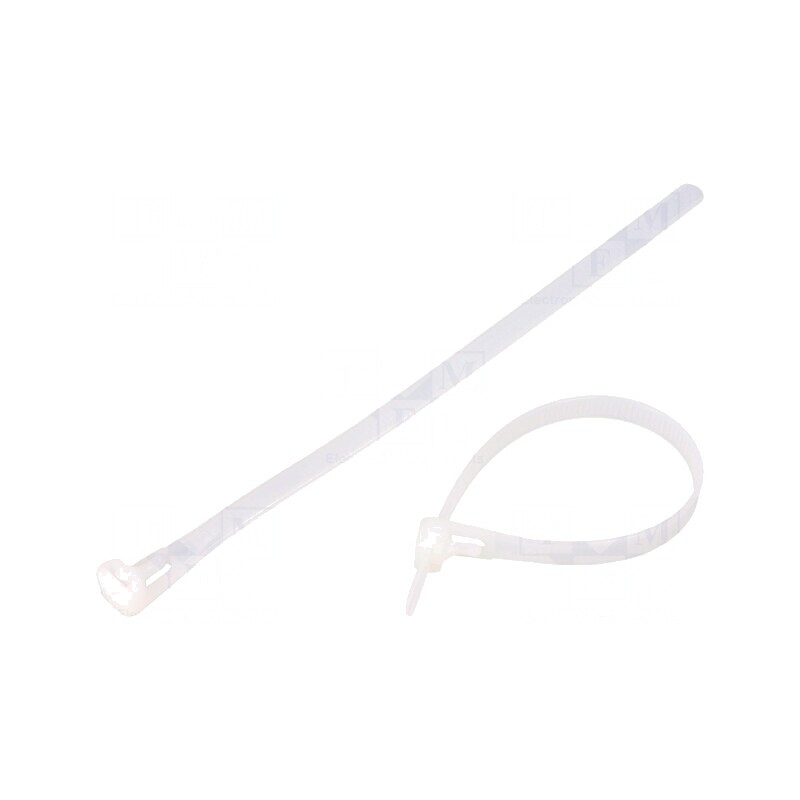 Colier de strângere 200mm x 7,2mm poliamidă | Electronic-mag.ro | Componente Electronice