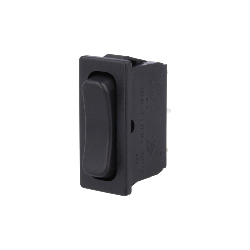 Comutator Basculant Negru SPDT 6A 250V IP40 | Electronic-mag.ro | Componente Electronice Comutator Basculant Negru SPDT 6A 250V IP40 | Electronic-mag.ro | Componente Electronice