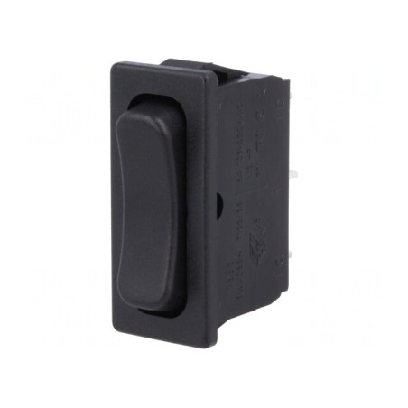 Comutator Basculant Negru SPDT 6A 250V IP40 | Electronic-mag.ro | Componente Electronice