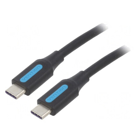 Cablu USB C 2m Negru 480Mbps | Electronic-mag.ro | Componente Electronice