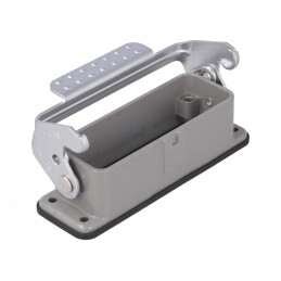 Carcasă conectori HDC D16A cu clichet IP65 | Electronic-mag.ro | Componente Electronice