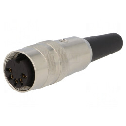 Conector M16 Mufă Mamă 5PIN 60V Drept | Electronic-mag.ro | Componente Electronice