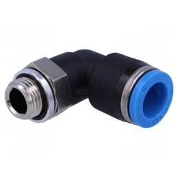Racord push-in unghi 90° QS 8mm | Electronic-mag.ro | Componente Electronice