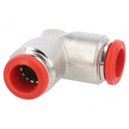 Racord Push-In Unghi Alamă Nichelată 20bar 80°C | Electronic-mag.ro | Componente Electronice