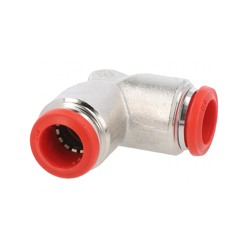 Racord Push-In Unghi Alamă Nichelată 20bar 80°C | Electronic-mag.ro | Componente Electronice