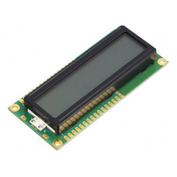 Afișaj LCD Alfanumeric 16x2 cu LED 80x36mm | Electronic-mag.ro | Componente Electronice