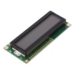 LCD Alfanumeric 16x2 STN Positive 80x36mm LED