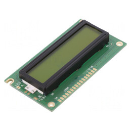 Afișaj LCD Alfanumeric 16x2 cu LED | Electronic-mag.ro | Componente Electronice