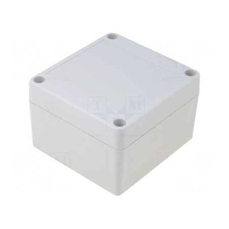 Carcasă Universală ABS Gri IP65 80x85x55mm | Electronic-mag.ro | Componente Electronice