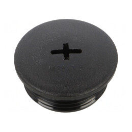 Capac de Protecție Negru Poliamidă M25 1.5 Metric | Electronic-mag.ro | Componente Electronice