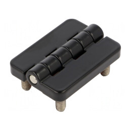 Balama Aluminiu-Zinc Neagră 40x54mm | Electronic-mag.ro | Componente Electronice