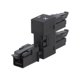 Adaptor în T Tată-Mamă x2 16A 250V | Electronic-mag.ro | Componente Electronice