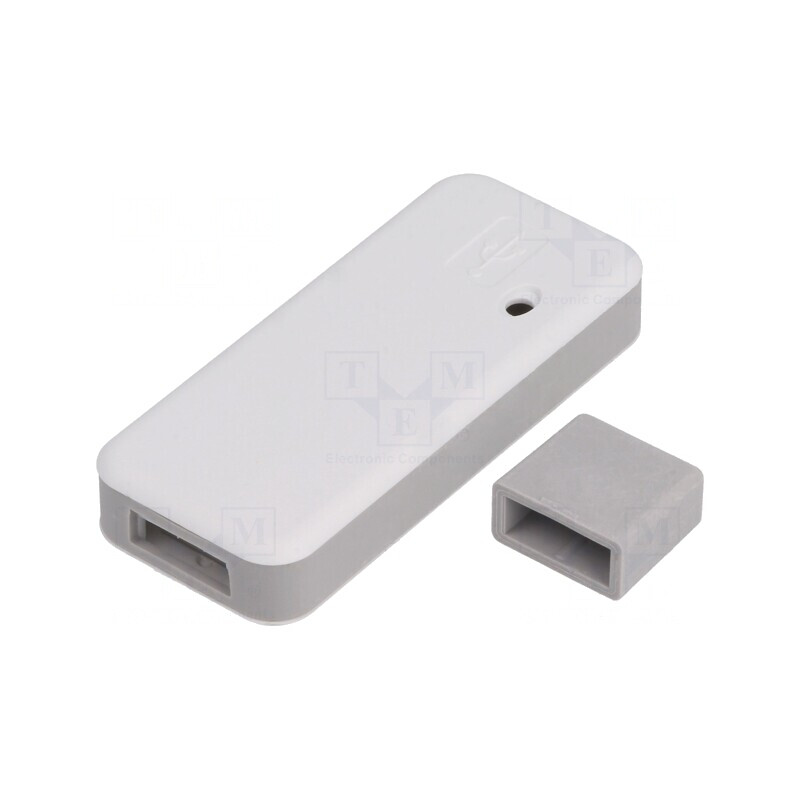 Carcasă USB 25x58x10mm Gri Deschis TEK-BERRY | Electronic-mag.ro | Componente Electronice