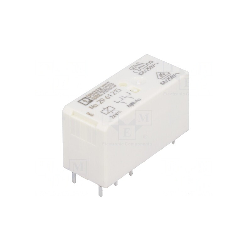 Releu Electromagnetic DPDT 24VDC 8A | Electronic-mag.ro | Componente Electronice