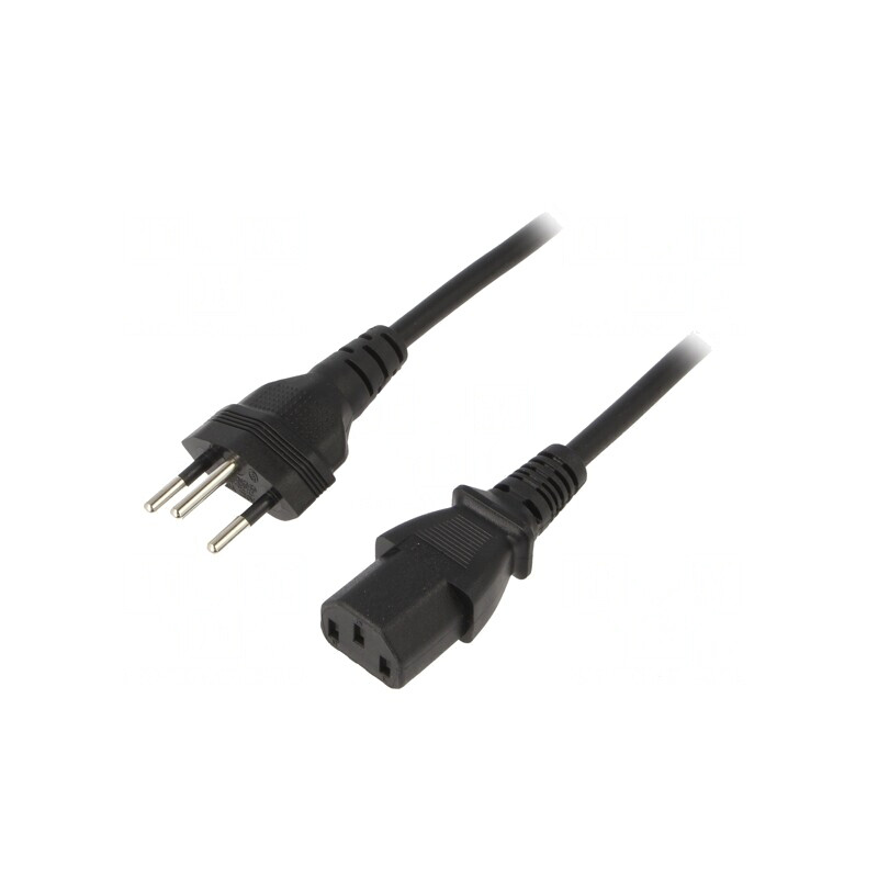 Cablu Alimentare 1.8m 10A IEC C13-SEV-1011 3x0.75mm2 | Electronic-mag.ro | Componente Electronice