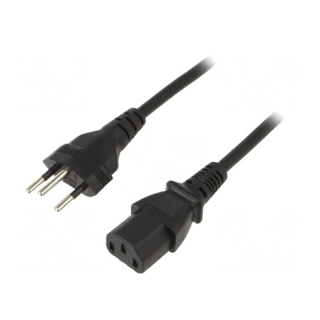 Cablu Alimentare 1.8m 10A IEC C13-SEV-1011 3x0.75mm2 | Electronic-mag.ro | Componente Electronice