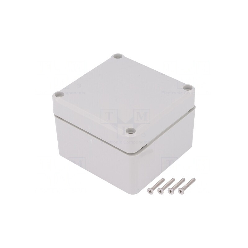 Carcasă Universală cu Bucșă din Alamă 80x82x55mm | Electronic-mag.ro | Componente Electronice