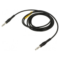 Cablu de măsurare 2m 60V 15A Negru | Electronic-mag.ro | Componente Electronice