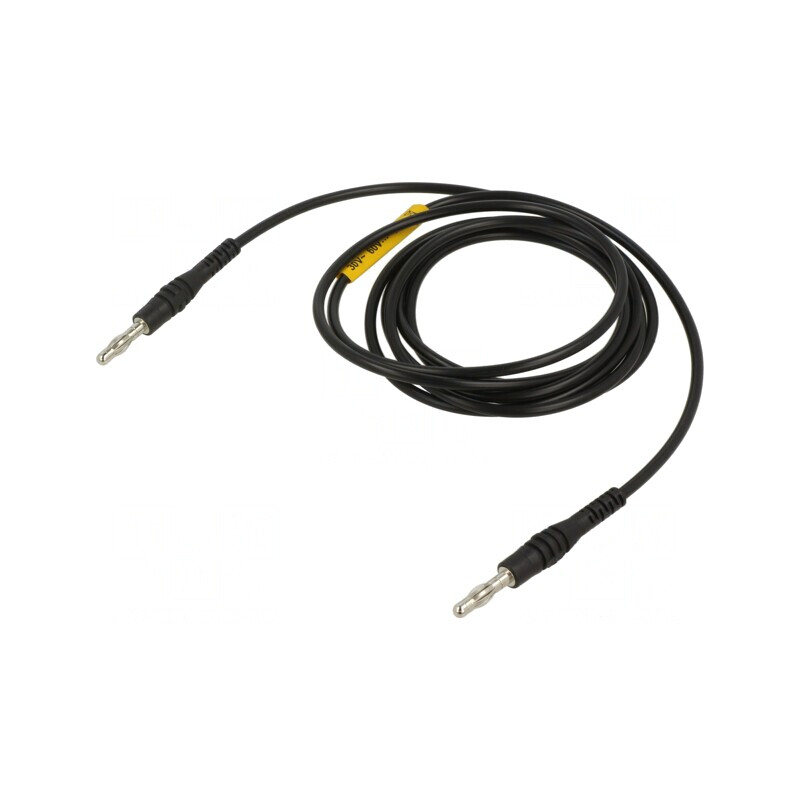 Cablu de măsurare 2m 60V 15A Negru | Electronic-mag.ro | Componente Electronice