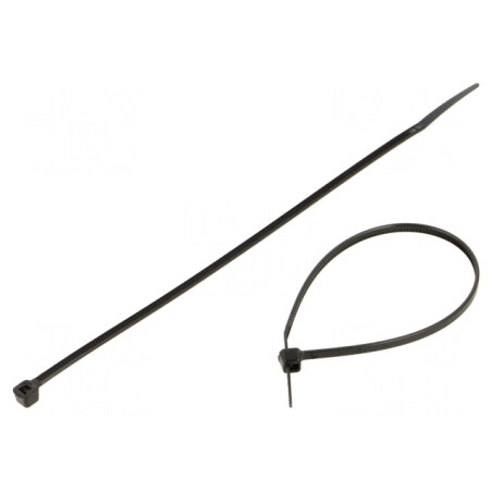 Colier de strângere poliamidă 300mm x 4,8mm negru | Electronic-mag.ro | Componente Electronice
