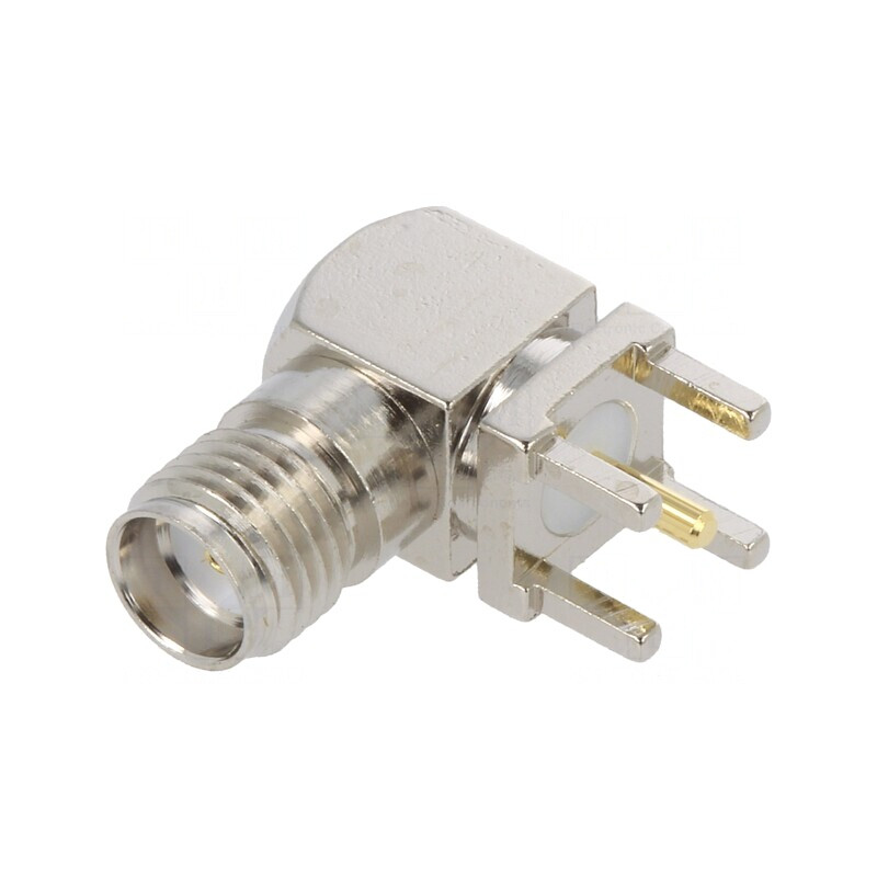 Soclu SMA 90° THT PTFE Aurit pentru PCB 50Ω | Electronic-mag.ro | Componente Electronice Soclu SMA 90° THT PTFE Aurit pentru PCB 50Ω | Electronic-mag.ro | Componente Electronice