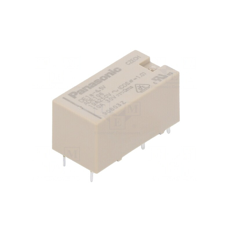 Releu electromagnetic SPST-NO 4,5VDC 10A 250VAC PCB | Electronic-mag.ro | Componente Electronice Releu electromagnetic SPST-NO 4,5VDC 10A 250VAC PCB | Electronic-mag.ro | Componente Electronice