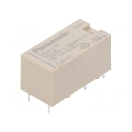 Releu electromagnetic SPST-NO 4,5VDC 10A 250VAC PCB | Electronic-mag.ro | Componente Electronice