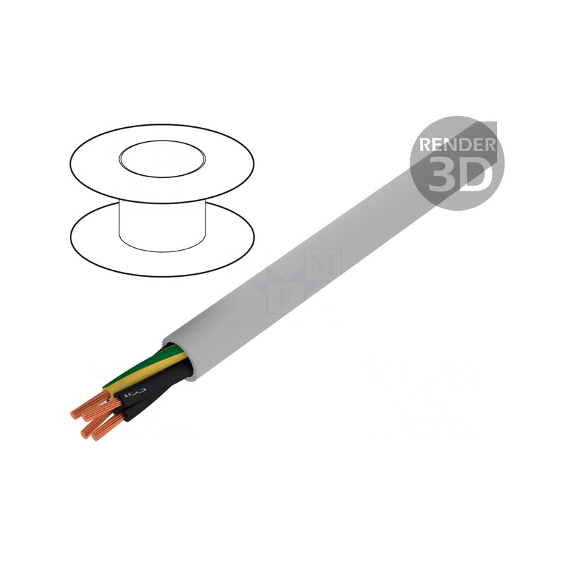 Cablu ÖLFLEX Classic 110 4G4mm2 Gri Neecranat 300V/500V | Electronic-mag.ro | Componente Electronice