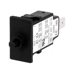 Întrerupător Automat 16A 240VAC 48VDC SPST | Electronic-mag.ro | Componente Electronice