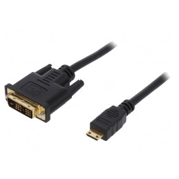 Cablu HDMI la Mini HDMI 1m Negru | Electronic-mag.ro | Componente Electronice