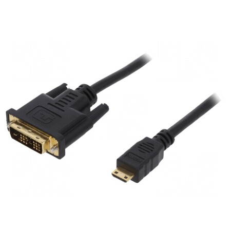 Cablu HDMI la Mini HDMI 1m Negru | Electronic-mag.ro | Componente Electronice