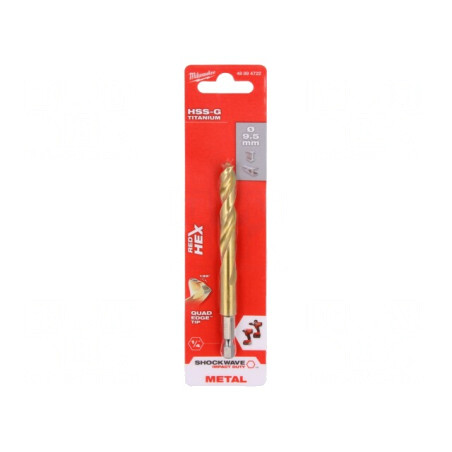 Burghiu Metal Impact 9.5mm HSS-G Oțel Rapid | Electronic-mag.ro | Componente Electronice