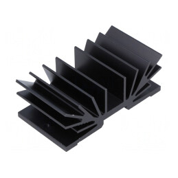 Radiator Negru TO220 37.5mm x 70mm 4.1K/W | Electronic-mag.ro | Componente Electronice