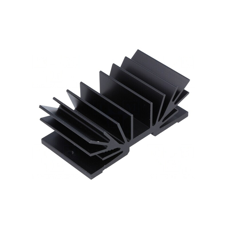 Radiator Negru TO220 37.5mm x 70mm 4.1K/W | Electronic-mag.ro | Componente Electronice