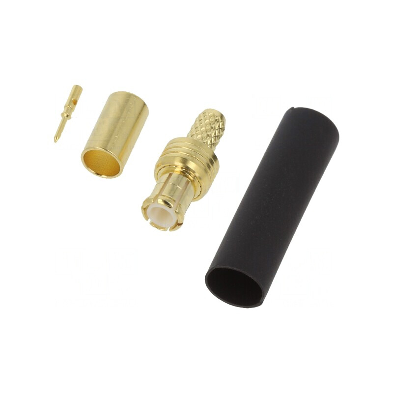 Mufă MCX Tată Drept 50Ω pentru Cablu RG174 PTFE | Electronic-mag.ro | Componente Electronice