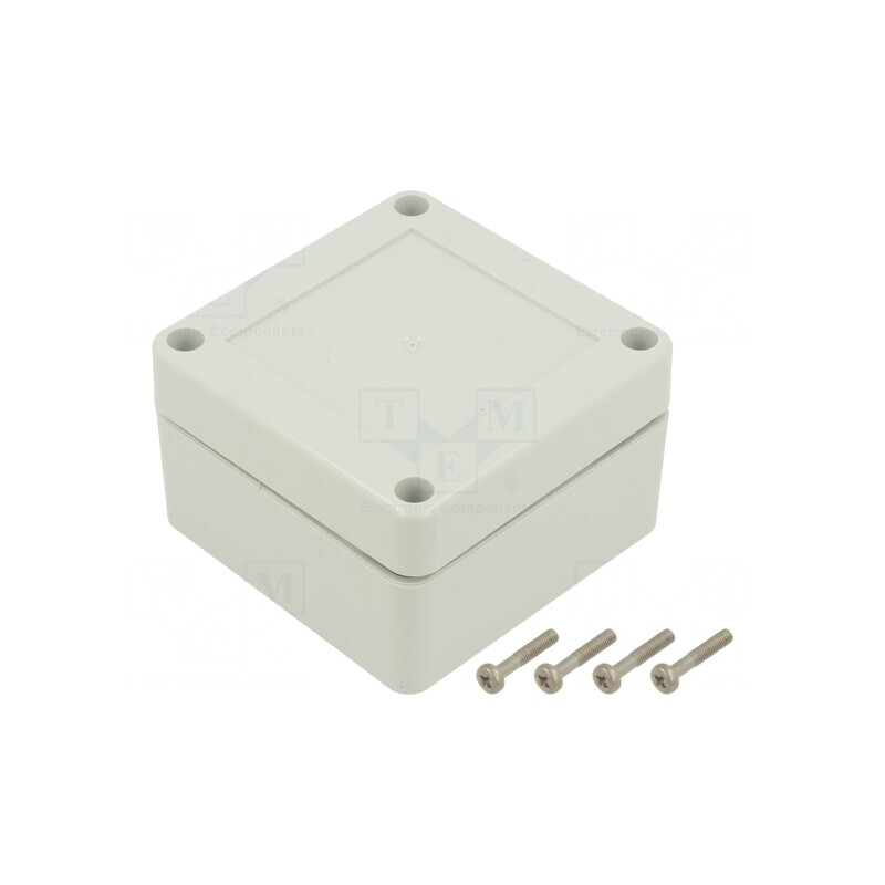 Carcasă Universală 75x75x45mm cu Bucșă din Alamă | Electronic-mag.ro | Componente Electronice