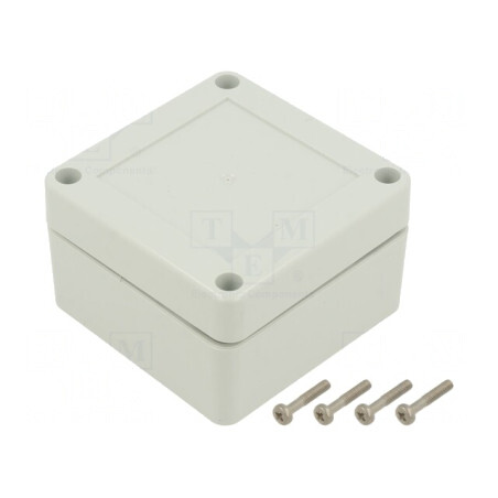 Carcasă Universală 75x75x45mm cu Bucșă din Alamă | Electronic-mag.ro | Componente Electronice