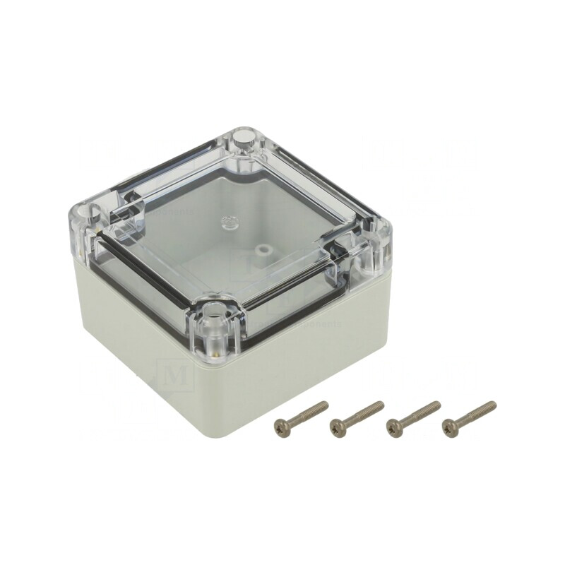 Carcasă Universală cu Bucșă din Alamă 75x75x45mm | Electronic-mag.ro | Componente Electronice