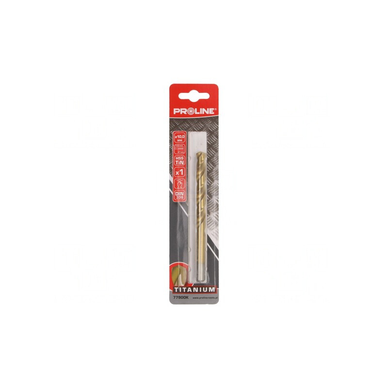 Drill Bit for Metal 10mm HSS TIN Coated | Electronic-mag.ro | Componente Electronice