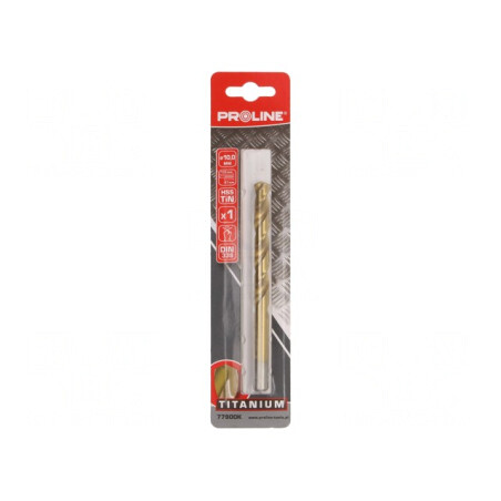 Drill Bit for Metal 10mm HSS TIN Coated | Electronic-mag.ro | Componente Electronice