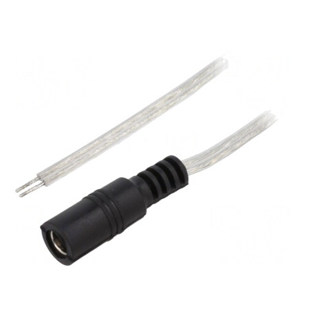 Cablu Prelungitor DC 5m 5,5/2,1mm Transparent | Electronic-mag.ro | Componente Electronice