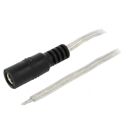 Cablu Alimentare DC 5m 5,5/2,5mm Transparent | Electronic-mag.ro | Componente Electronice