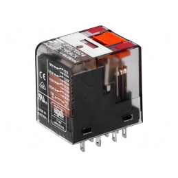 Releu Electromagnetic 4PDT 24VAC 6A | Electronic-mag.ro | Componente Electronice