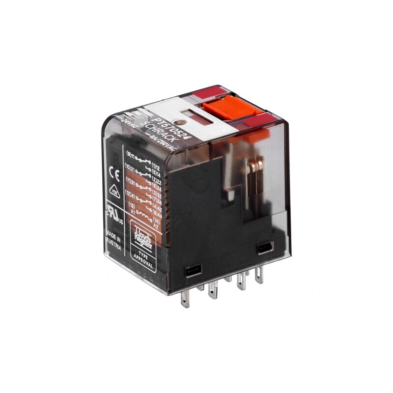 Releu Electromagnetic 4PDT 24VAC 6A | Electronic-mag.ro | Componente Electronice Releu Electromagnetic 4PDT 24VAC 6A | Electronic-mag.ro | Componente Electronice