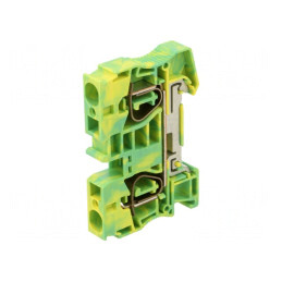 Conector de Îmbinare Șine 0.2-16mm² 2 Borne Galben-Verde | Electronic-mag.ro | Componente Electronice