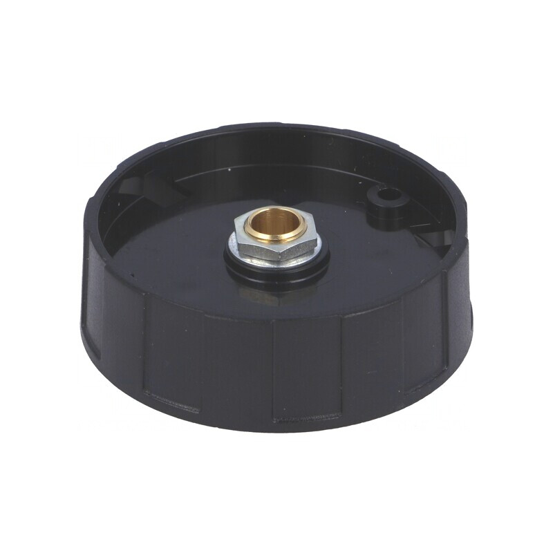 Buton rotativ negru ABS 6mm 50x15,5mm | Electronic-mag.ro | Componente Electronice