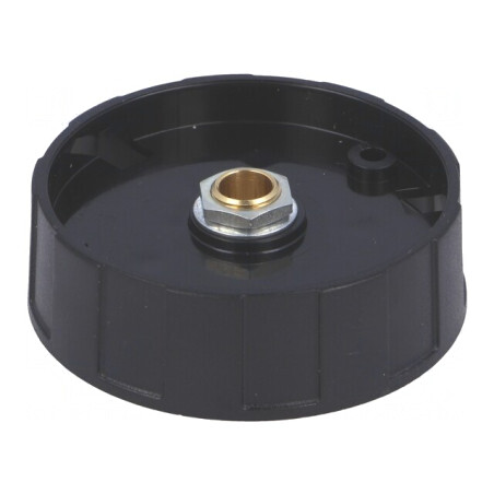 Buton rotativ negru ABS 6mm 50x15,5mm | Electronic-mag.ro | Componente Electronice